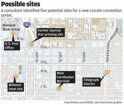 Possible convention center sites