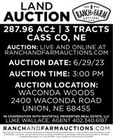 Ranch & Farm Auctions - Ad from 2023-06-17