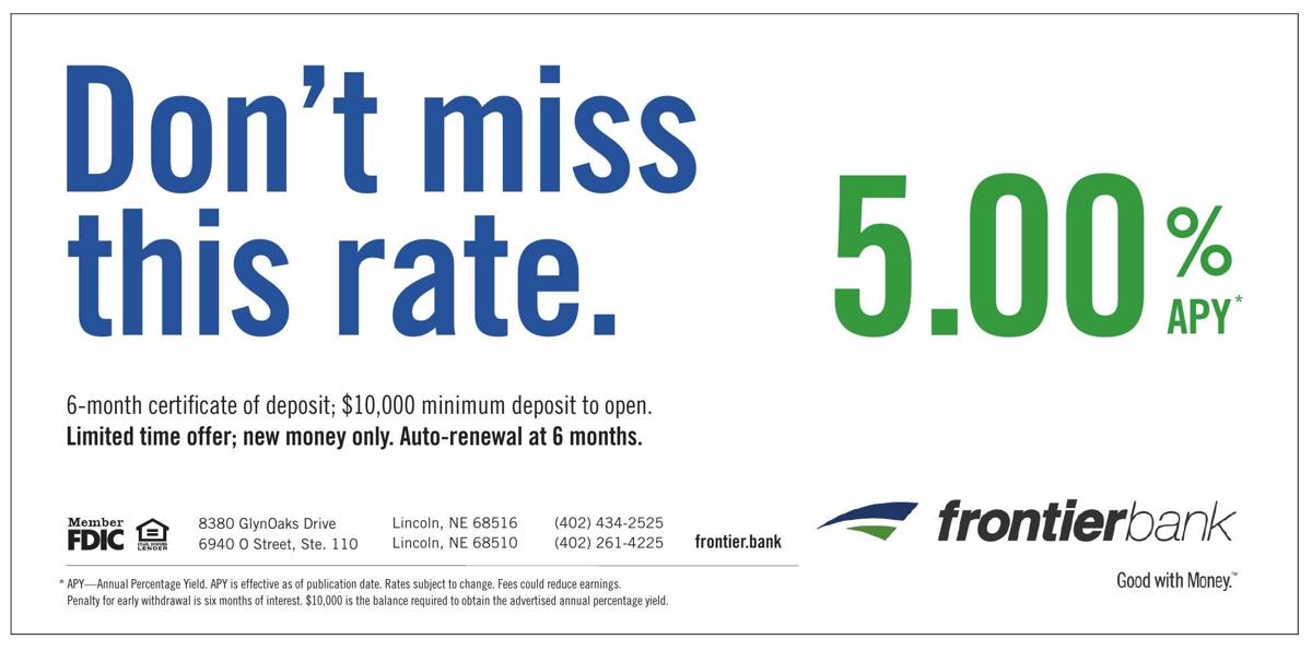 FRONTIER BANK/LINCOLN - Ad from 2023-07-09